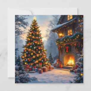 Outdoor Christmas Greeting Card
