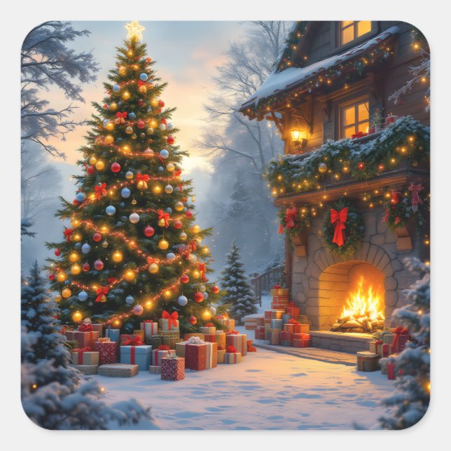 Outdoor Christmas Stickers (Front)