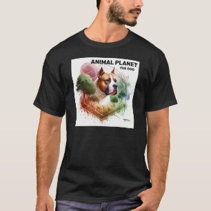 Outdoor Dog in Nature Printe - Animal Art T-Shirt