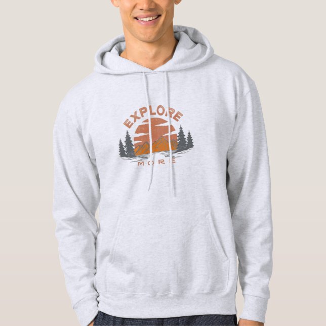 Outdoor - Explore more graphic Hoodie (Front)
