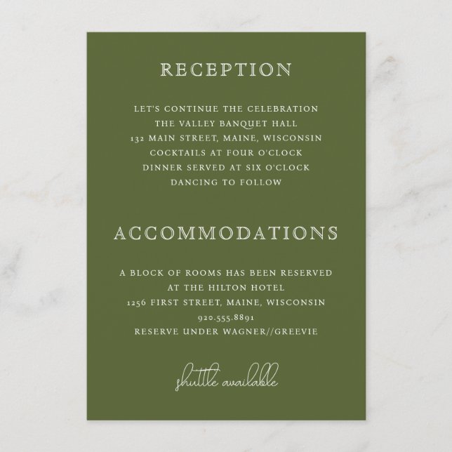 Outdoor Fishing Lure Hooks Green Wedding Insert (Front)