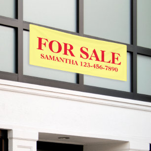 Outdoor For Sale Banner, Property Sale Banner