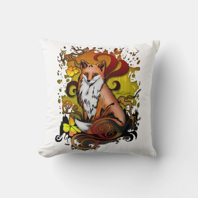Outdoor Fox  Cushion (Front)