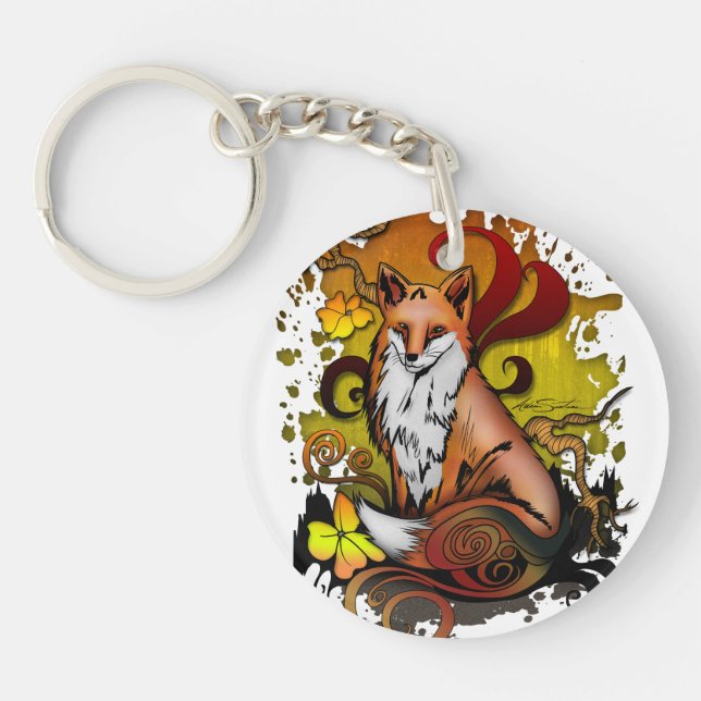 Outdoor Fox Key Ring (Front)