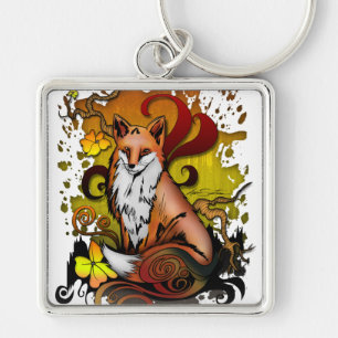 Outdoor Fox Key Ring