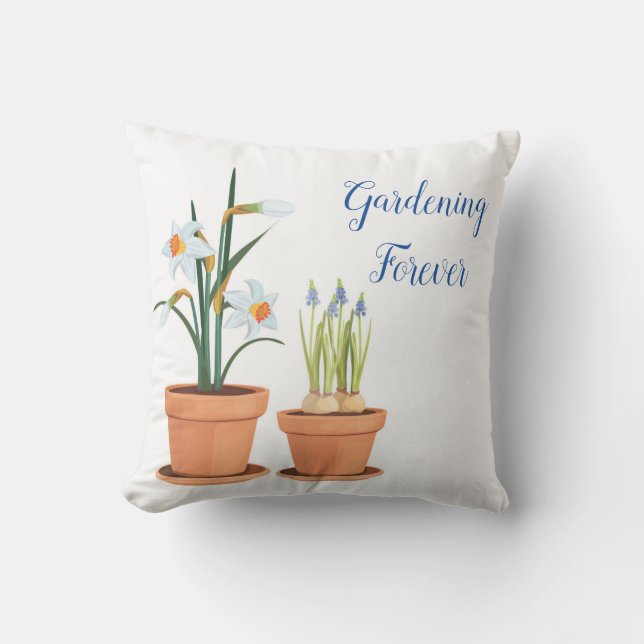 Outdoor Garden Accent Pillow (Front)