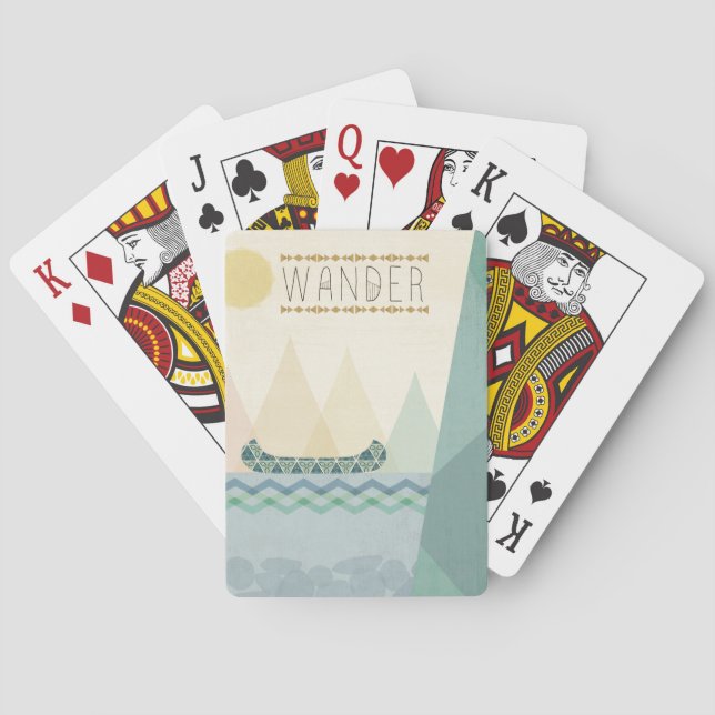 Outdoor Geo III | Wander Playing Cards (Back)