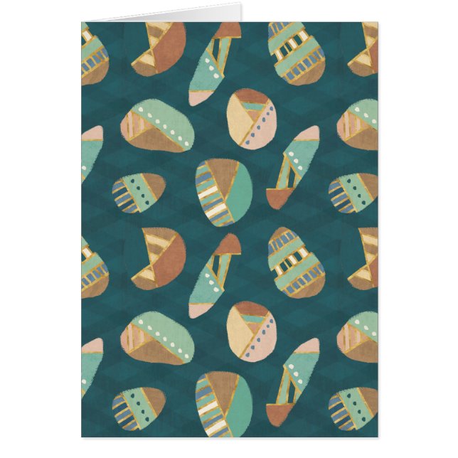 Outdoor Geo Step | Blue Pattern (Front)