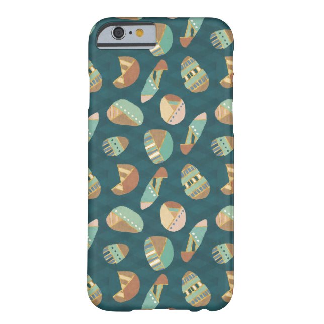 Outdoor Geo Step | Blue Pattern Case-Mate iPhone Case (Back)