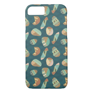 Outdoor Geo Step   Blue Pattern iPhone 8/7 Case