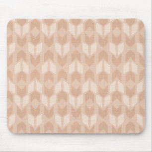 Outdoor Geo Step Coral Arrow Pattern Mouse Pad