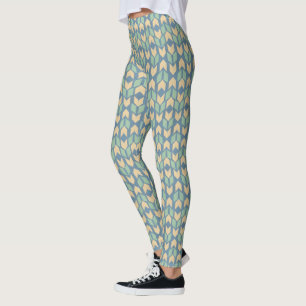 Outdoor Geo Step Geometric Arrow Pattern Leggings