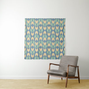 Outdoor Geo Step Geometric Arrow Pattern Tapestry