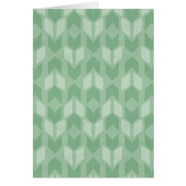 Outdoor Geo Step | Green Arrow Pattern (Front)