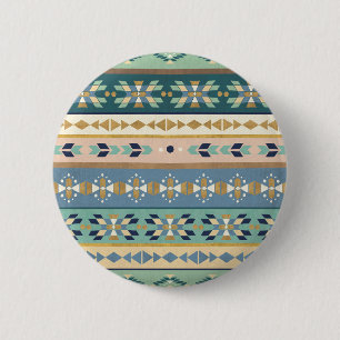 Outdoor Geo Step   Indian Pattern 6 Cm Round Badge