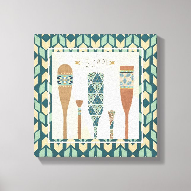 Outdoor Geo VI | Escape Canvas Print (Front)