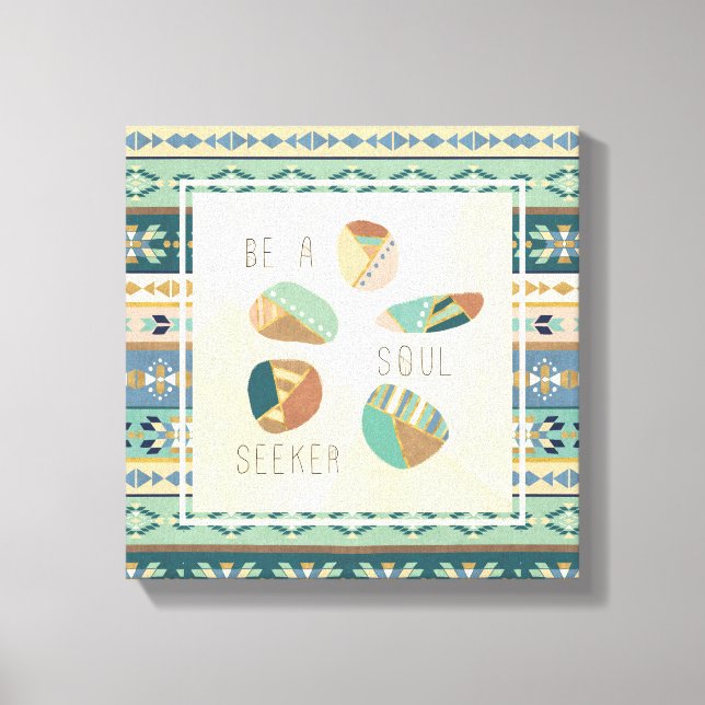 Outdoor Geo VIII | Be A Soul Seeker Canvas Print (Front)