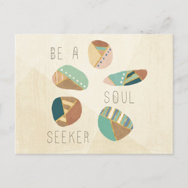 Outdoor Geo VIII | Be A Soul Seeker Postcard (Front)