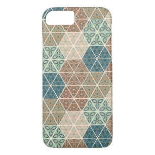 Outdoor Geo XI   Blue & Green Tribal Pattern Case-Mate iPhone Case