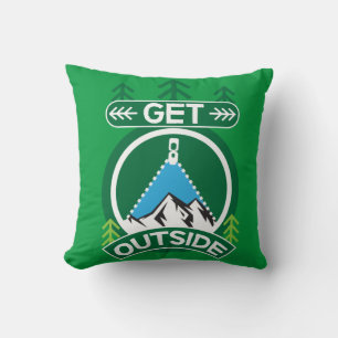 Outdoor Gifts Men Women Into The Wild Hiking M Cushion