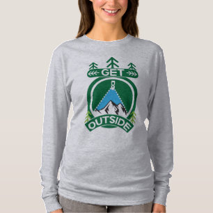 Outdoor Gifts Men Women Into The Wild Hiking M T-Shirt