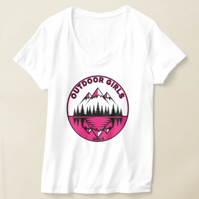 Outdoor Girls Logo T-Shirt (Laydown)