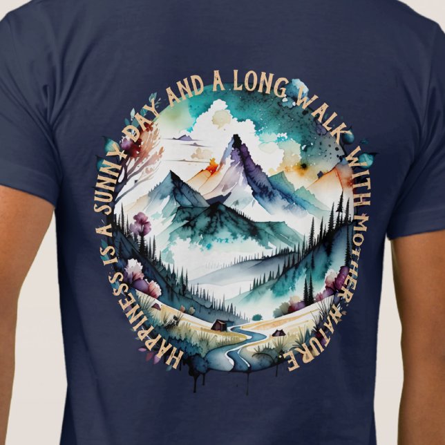 Outdoor Hike, Mother Nature, Mountain, River T-Shirt (Creator Uploaded)