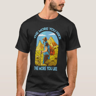 Outdoor Hiking Graphic Camping In Mountains Or Nat T-Shirt