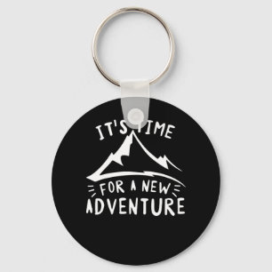 Outdoor Hiking Lover Time New Adventure Key Ring