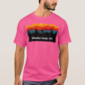 Outdoor Hiking Nature Wheeler Peak Nv National Par T-Shirt