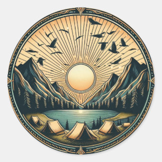 Outdoor Hiking Sticker