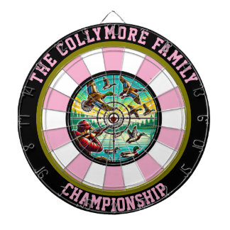 Outdoor-Inspired Duck Target Art Dartboard
