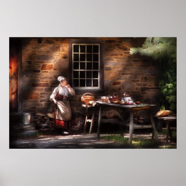 Outdoor Kitchen Poster (Front)