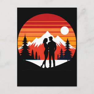 Outdoor Lovers: National Parks Valentines Day 2026 Holiday Postcard