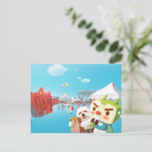 Outdoor Market Fun Announcement Postcard