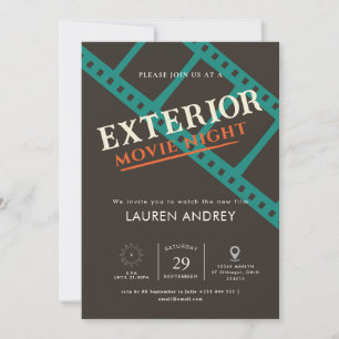 Outdoor Movie Night Invitation
