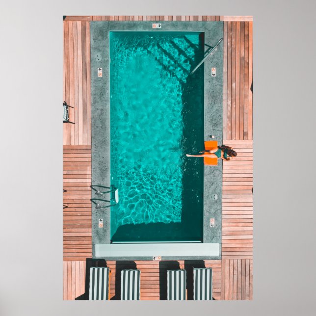 Outdoor pool poster (Front)