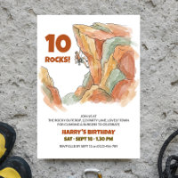Outdoor Rock Climbing Adventure Birthday