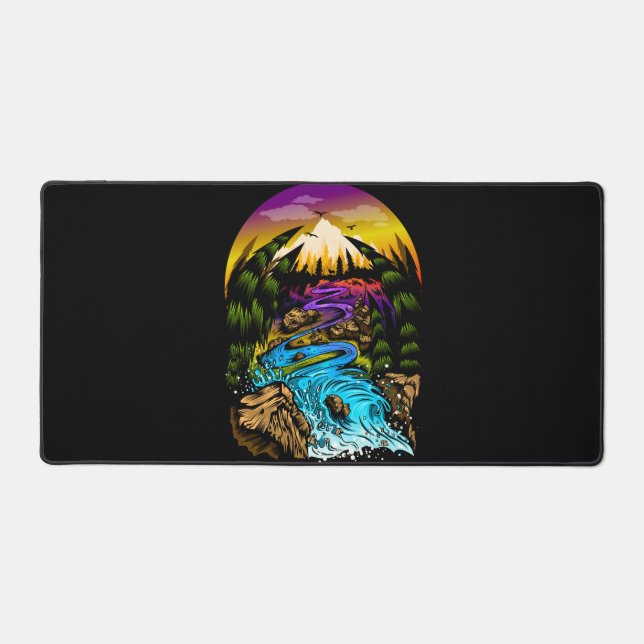 Outdoor Scene Desk Mat (Front)