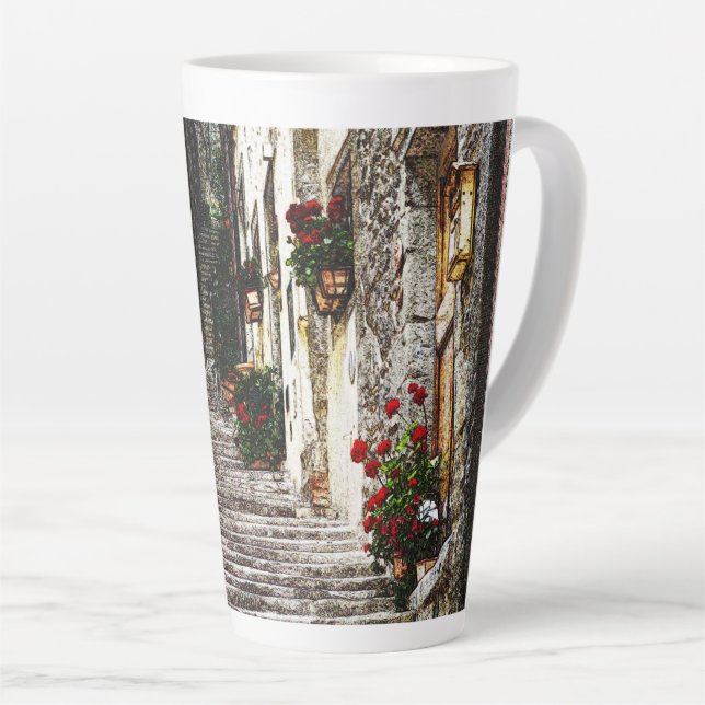 Outdoor Scene Latte Mug (Right Angle)