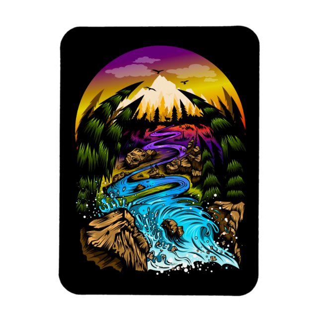 Outdoor Scene Magnet (Vertical)