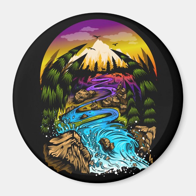 Outdoor Scene Magnet (Front)