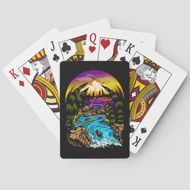 Outdoor Scene Playing Cards (Back)