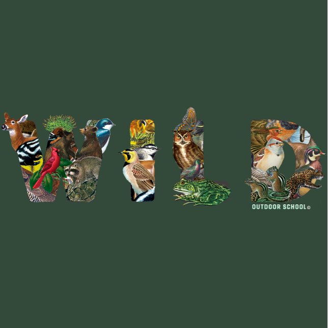 Outdoor School T-Shirt (Hunter Green) (Creator Uploaded)