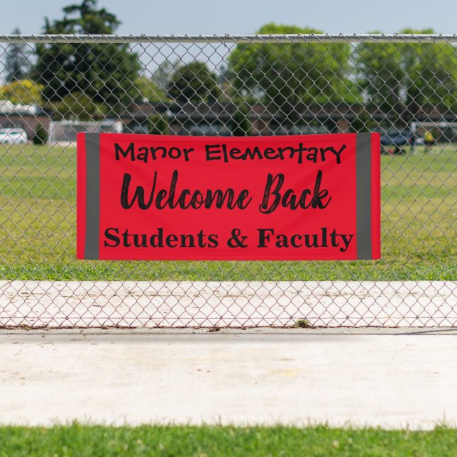 Outdoor School Welcome Back Banner (Insitu)