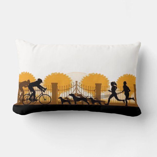 Outdoor Silhouette Pillow (Front)