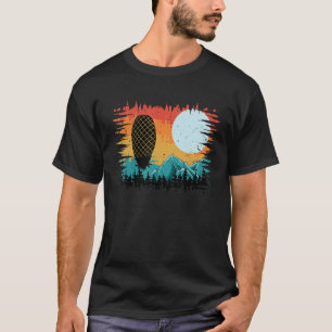 Outdoor Swinger Hiking Camping Retro Upside Down P T-Shirt