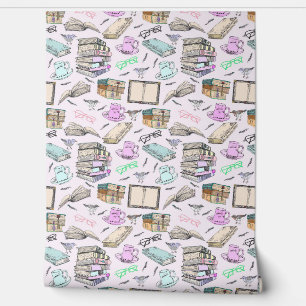 Outdoor Tea Book Club Among The Birds  Wallpaper