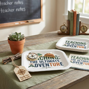 Outdoor Teacher Ultimate Adventure Paper Plate