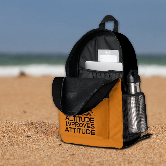 Outdoor Trail Adventure yellow black Backpack (Creator Uploaded)